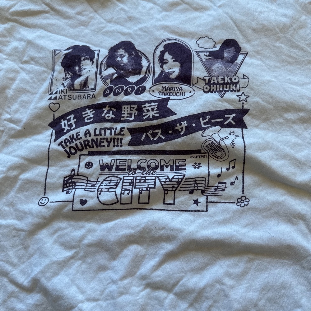 City Pop Japan Shirt XXL Anri Taeko Ohnuki Miki Matsubara Mariya Takeuchi